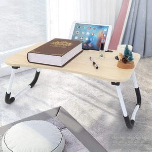 FOLDABLE WOODEN LAPTOP TABLE - beautysweetie